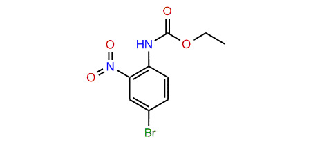 Ethyl 4-bromo-2-nitrophenylcarbamate